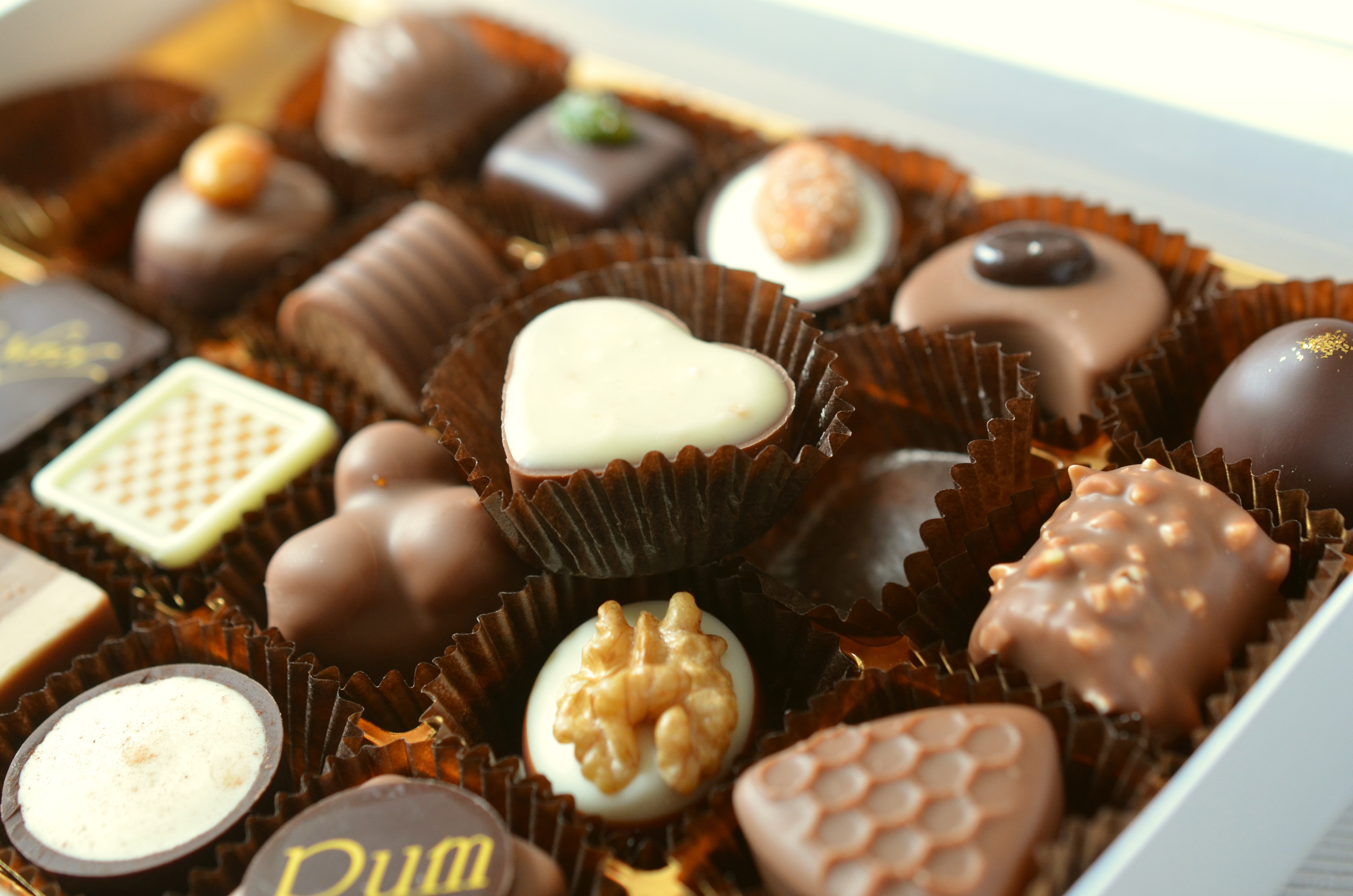 congerdesign, Pixabay License A box of pralines.